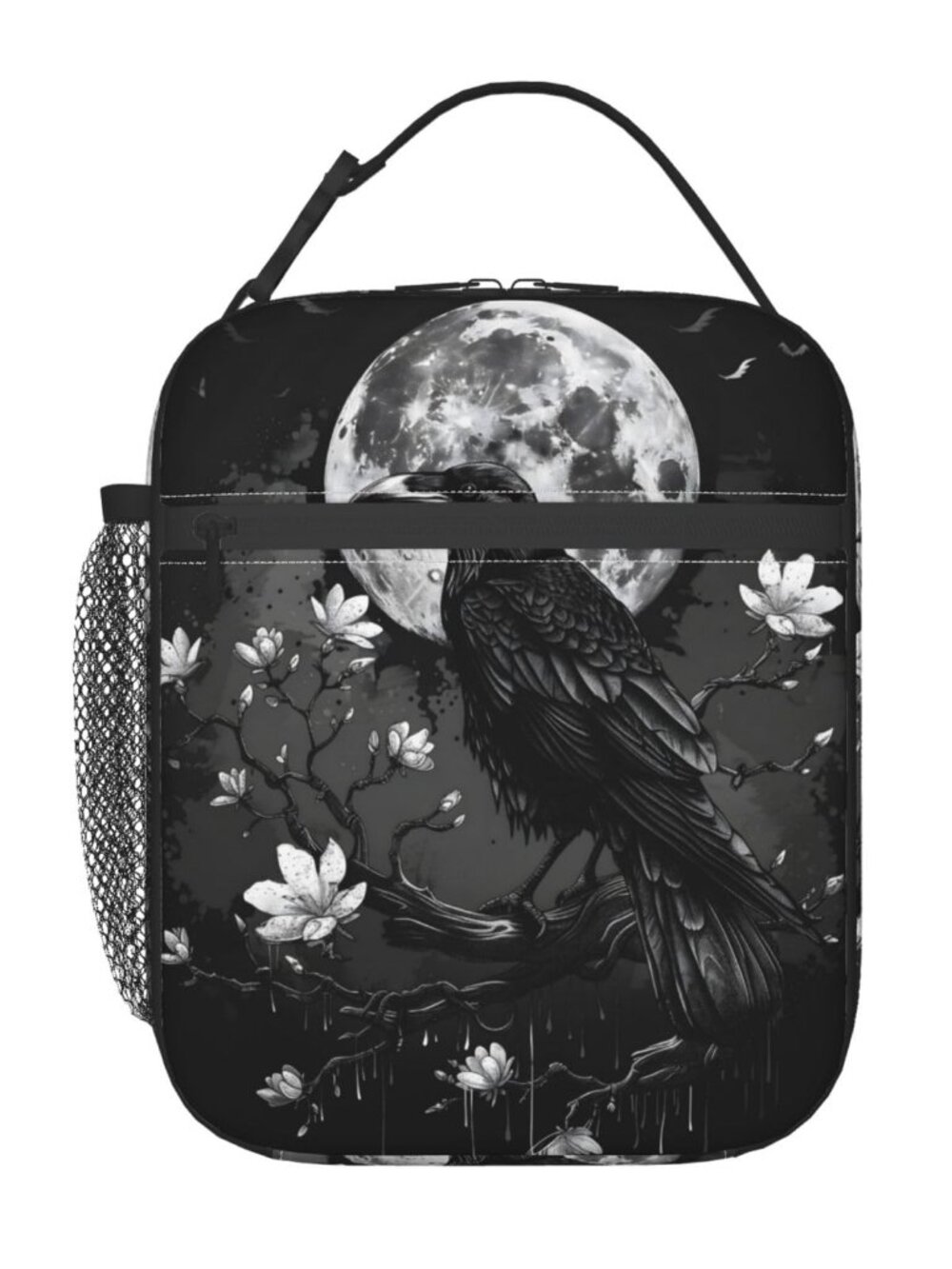 Witchy Raven Insulated Lunch Bag